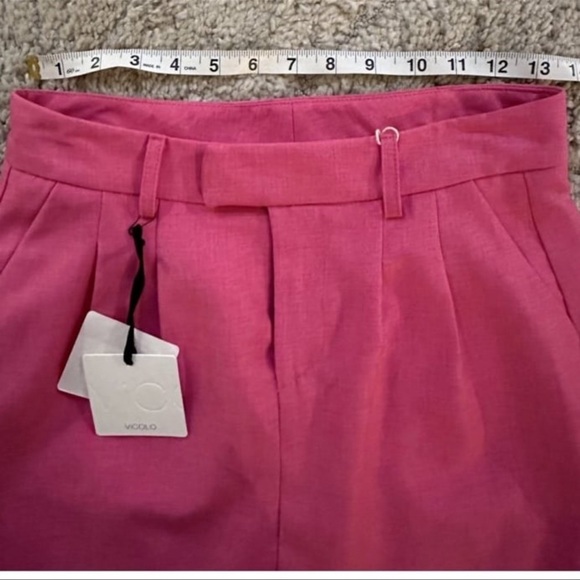Pink Mini Skirt with Pin Striped Lining NTW - Picture 3 of 5